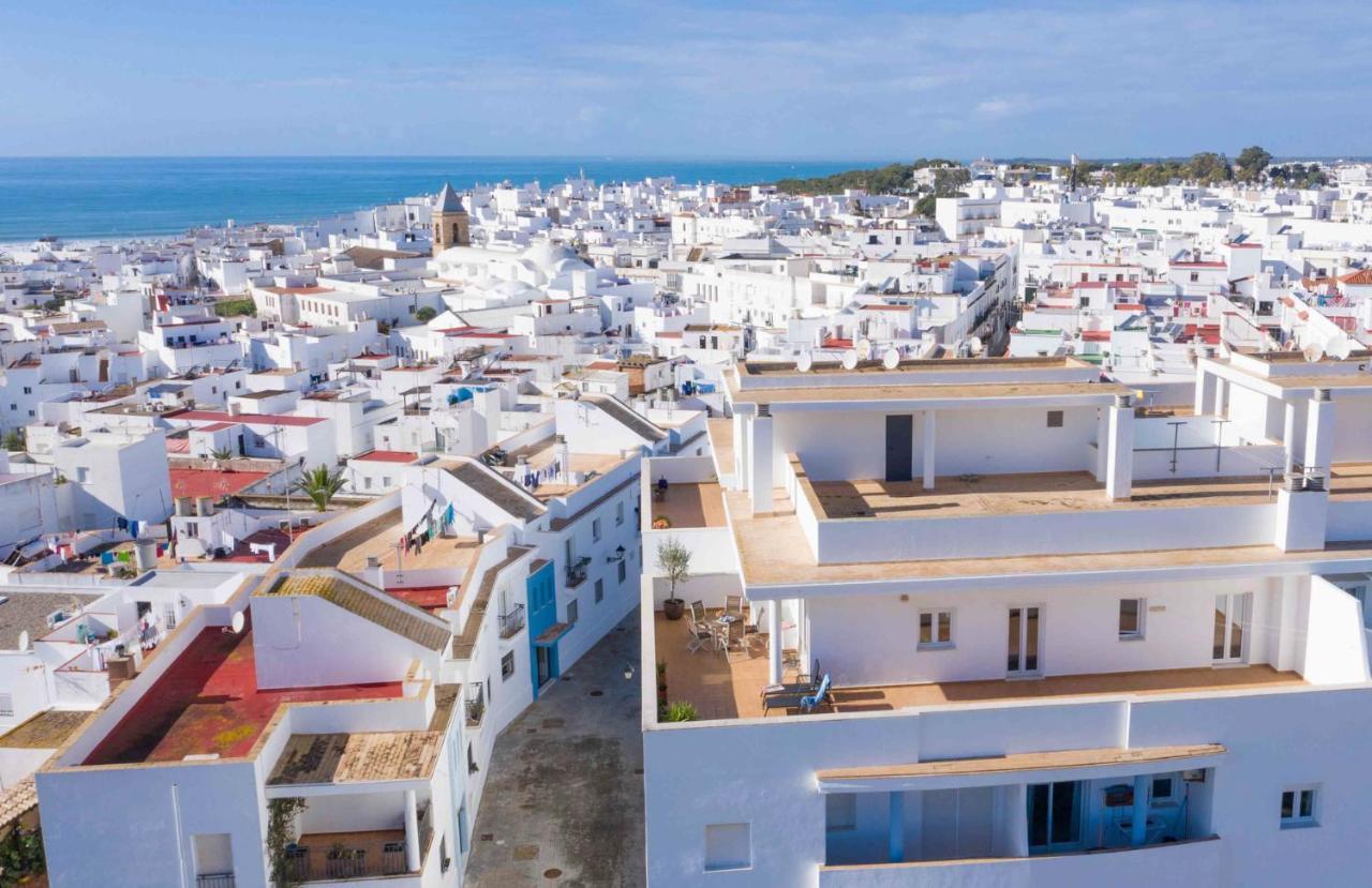 Terraza Trafalgar Apartamento Tipo Penthouse Con Enorme Terraza Y Vistas Al Mar Коніль-де-ла-Фронтера Екстер'єр фото