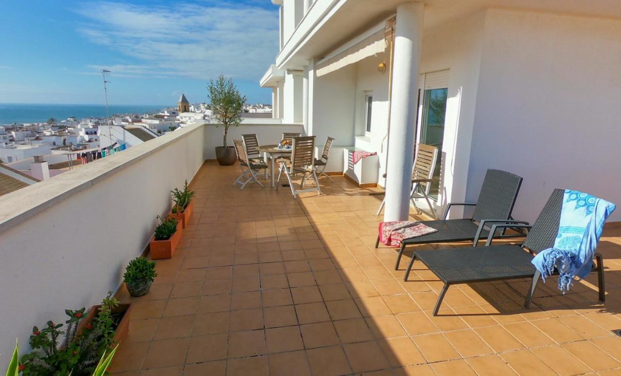 Terraza Trafalgar Apartamento Tipo Penthouse Con Enorme Terraza Y Vistas Al Mar Коніль-де-ла-Фронтера Екстер'єр фото
