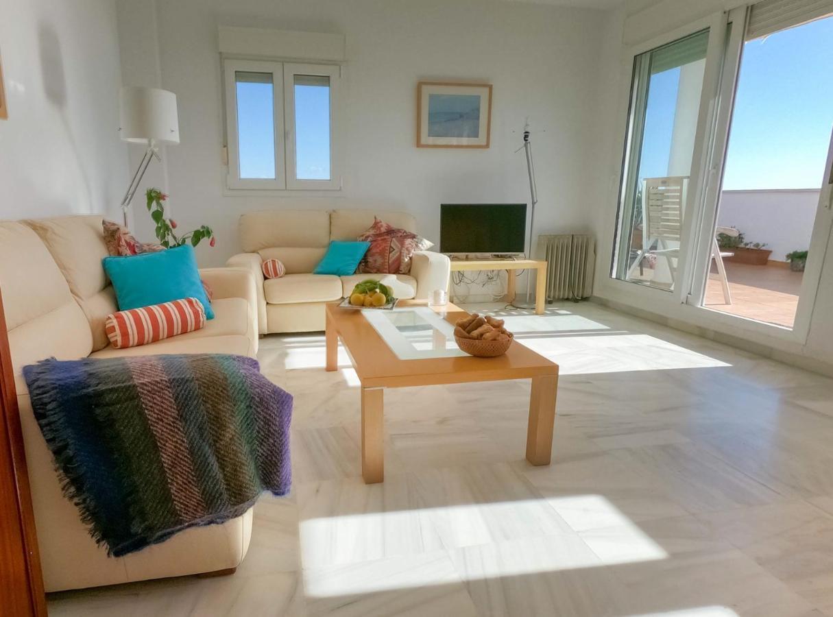 Terraza Trafalgar Apartamento Tipo Penthouse Con Enorme Terraza Y Vistas Al Mar Коніль-де-ла-Фронтера Екстер'єр фото